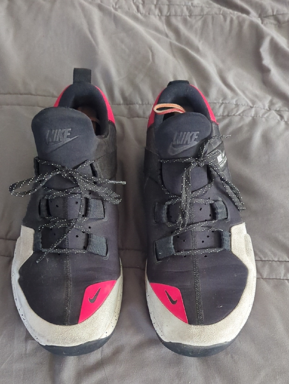 Black And Red Tech Trainers